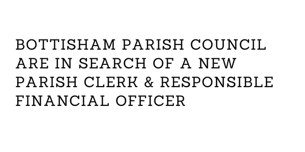 New Parish Clerk & Responsible Financial Officer Wanted